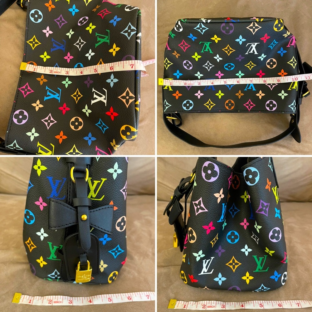 Multicolor Monogram Mini Bucket Bag - Picture 13 of 15